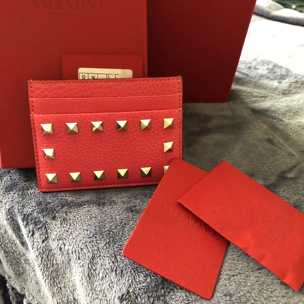 Authentic Valentino Rockstad card holder